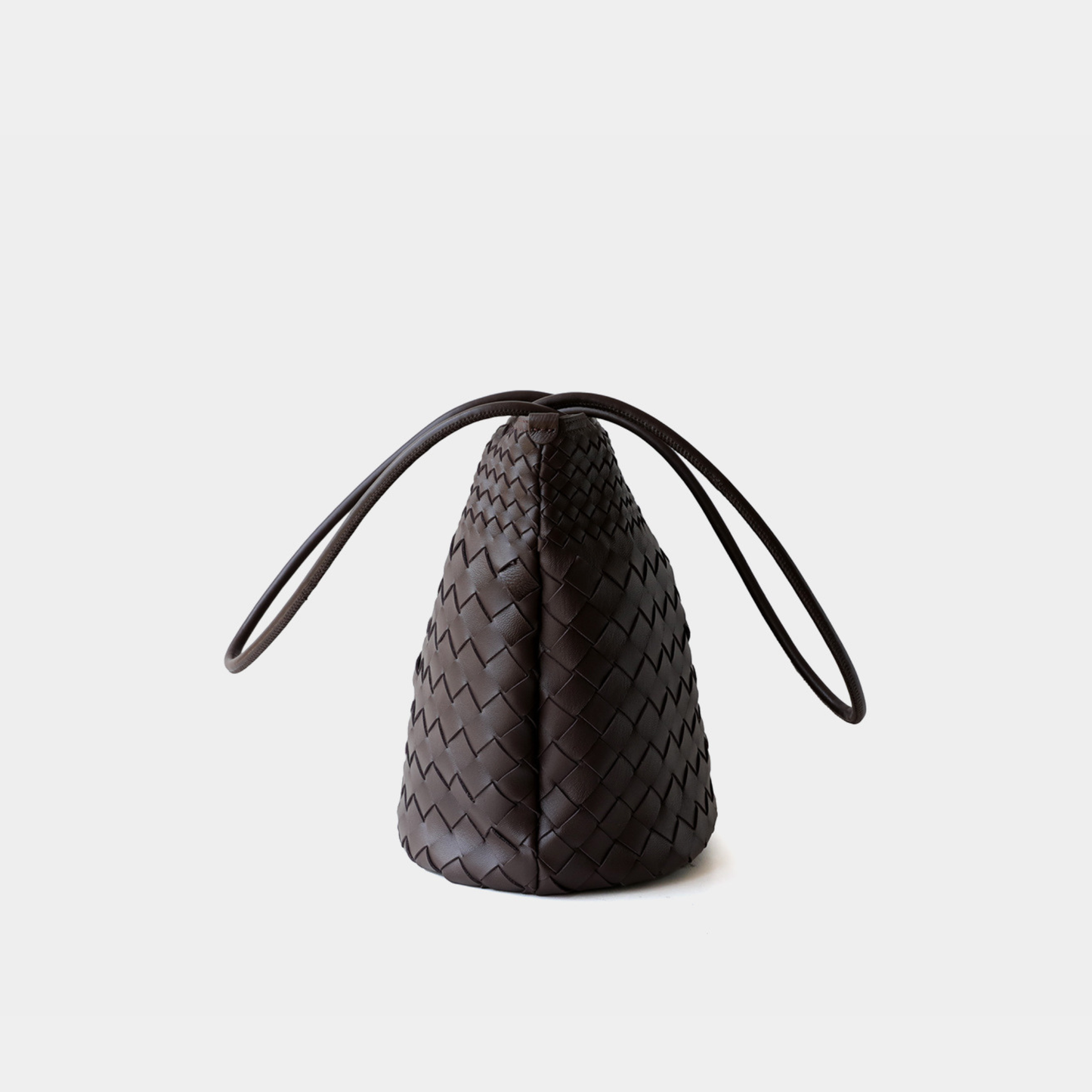 Woven Lightweight Leather Tote Bag