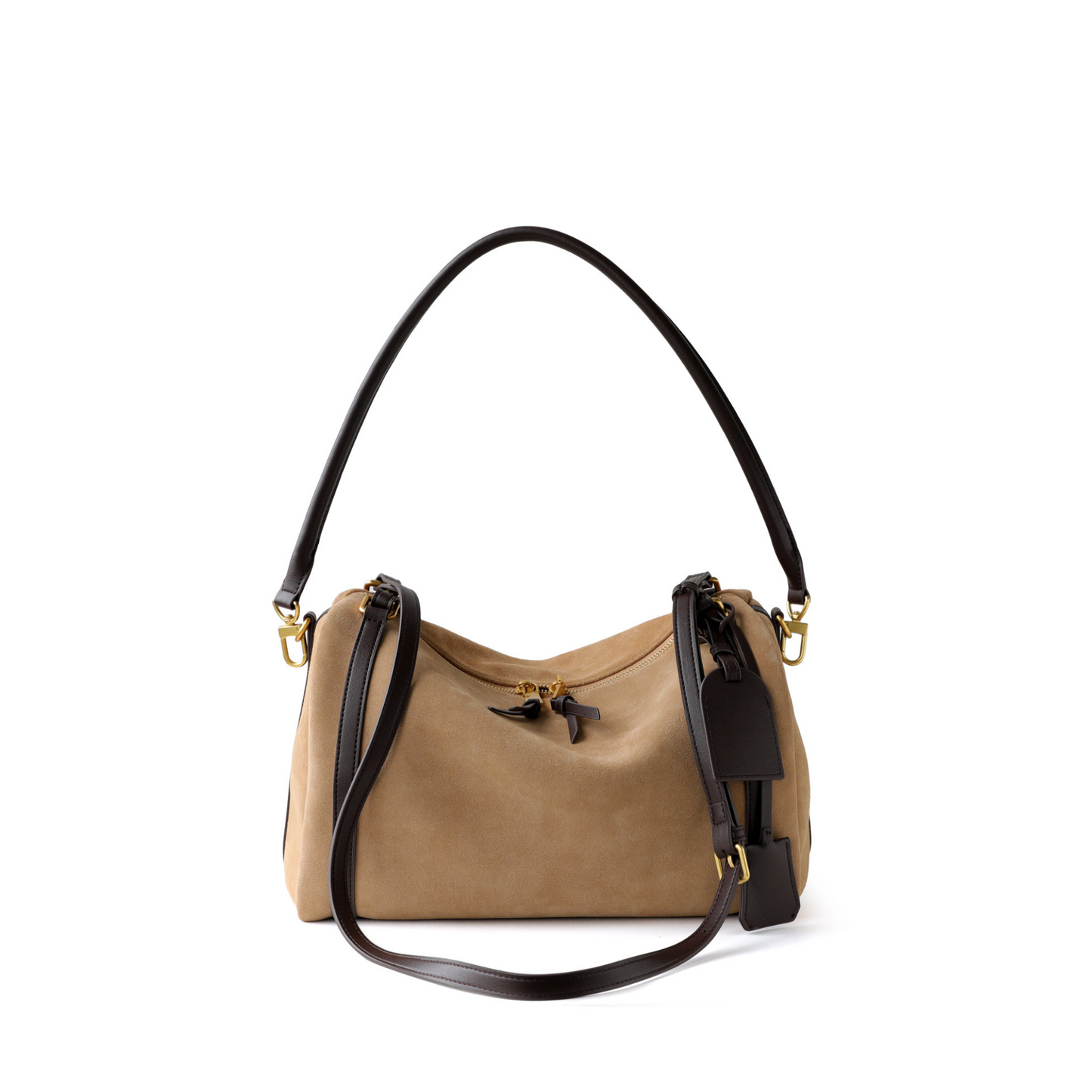 Top‑Handle Boston Leather Bag