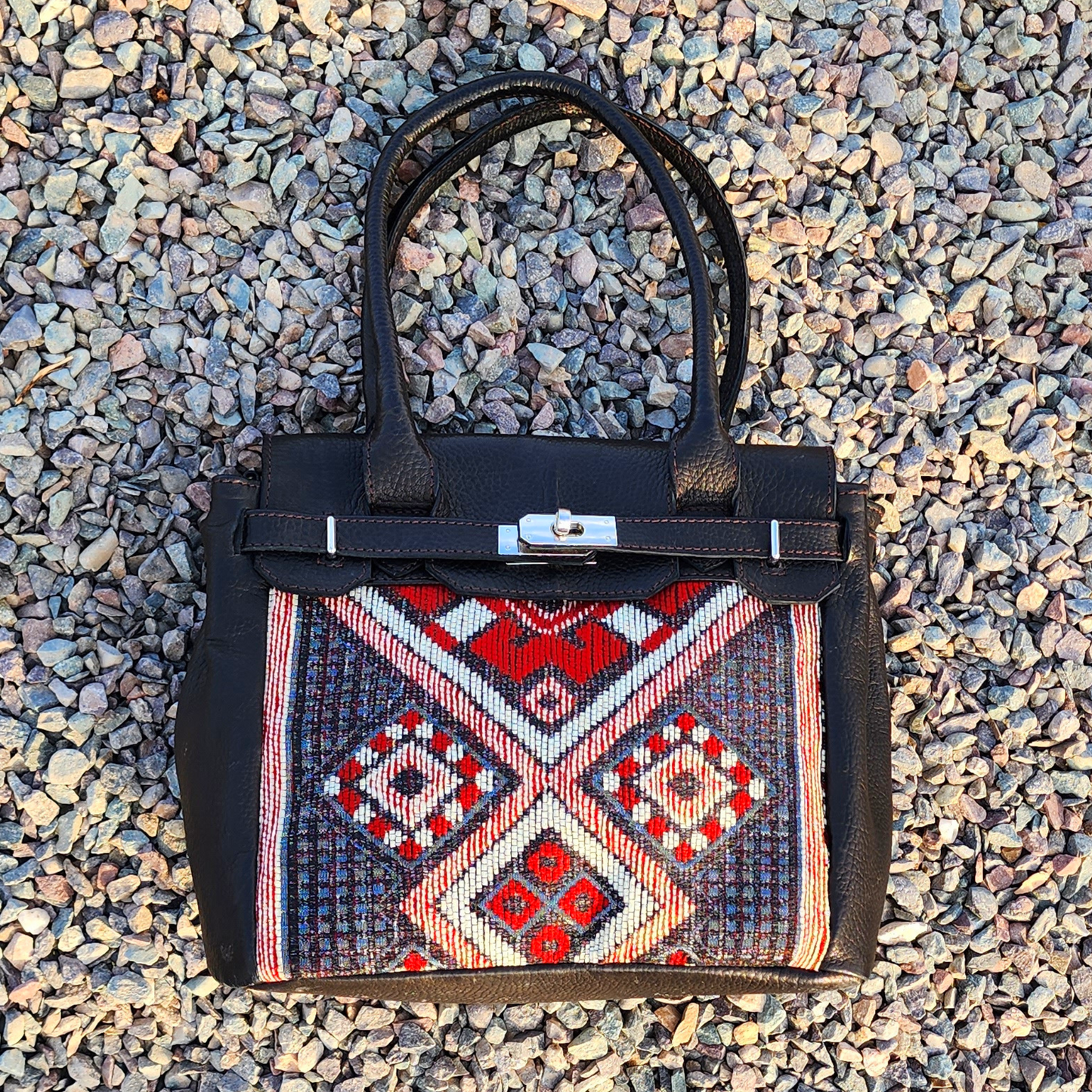 Custom Vintage-style Leather Handbag