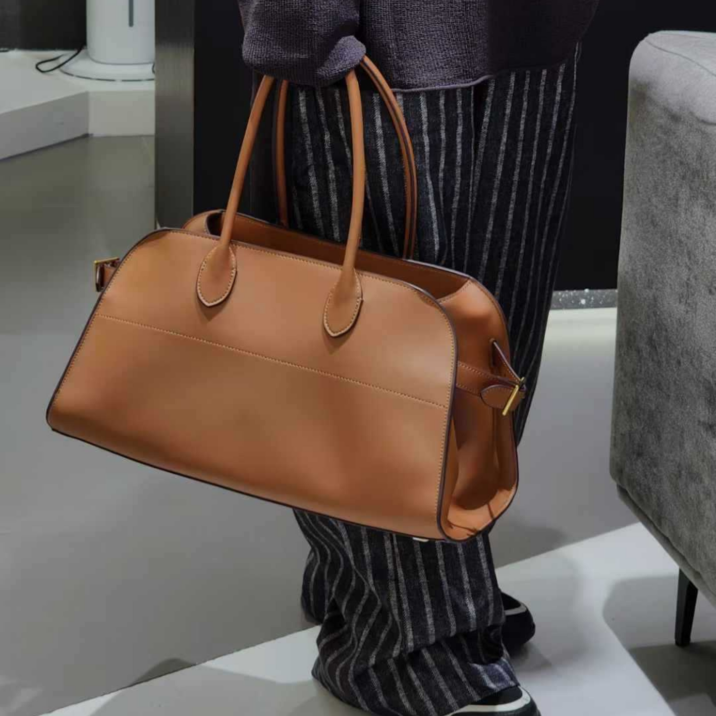 The Row EW Margaux Inspired Leather Bag - Trendiesty Worldwide