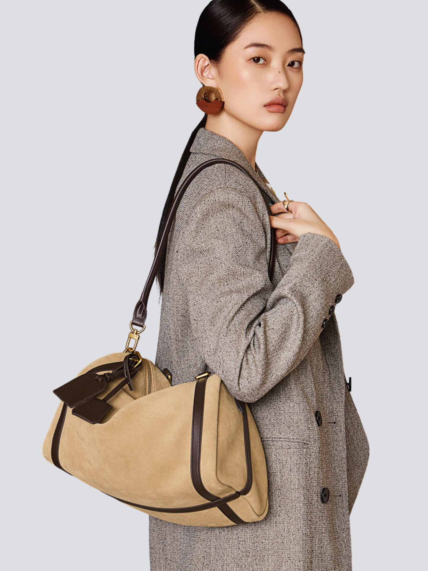 Top‑Handle Boston Leather Bag