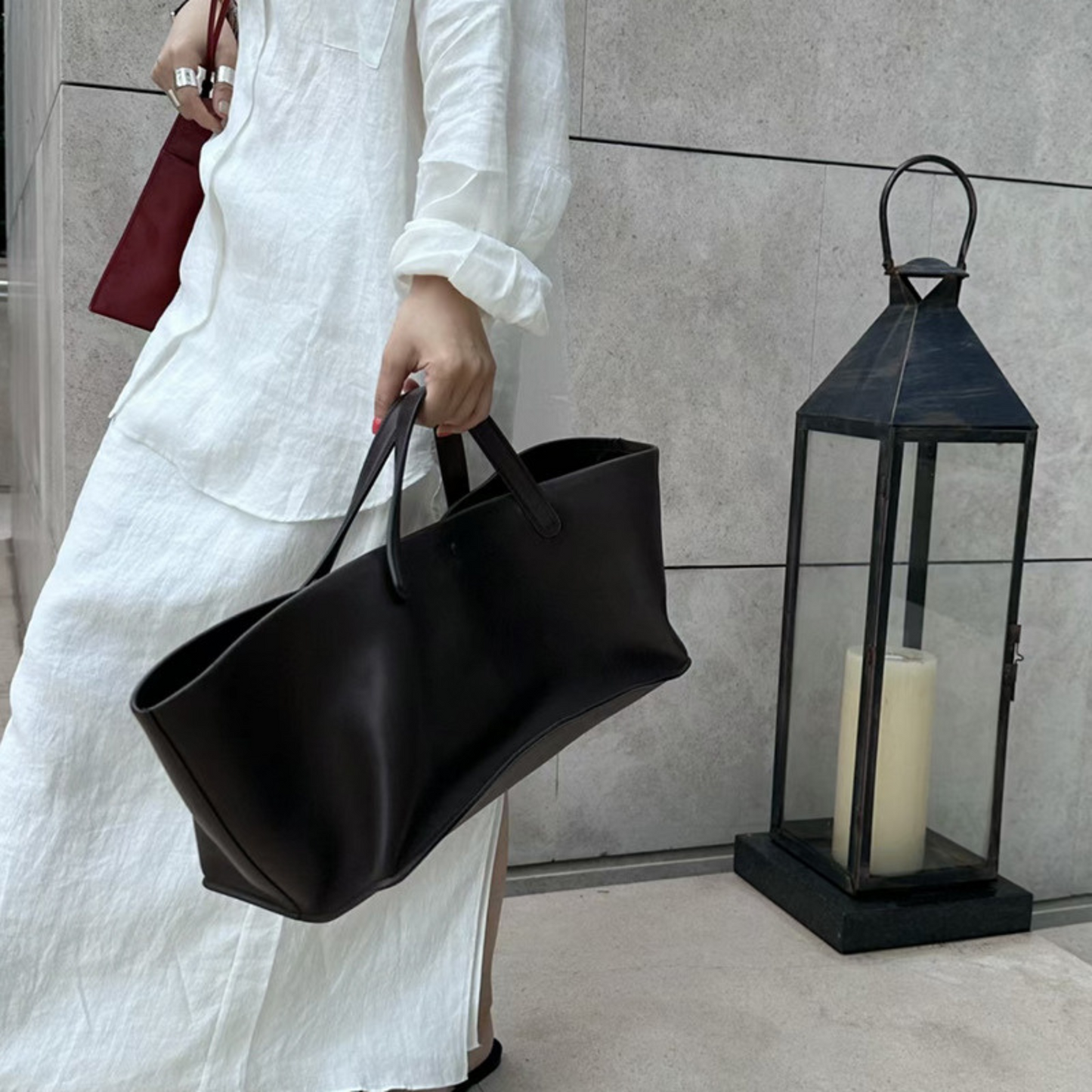 Minimalist Soft Leather handbag