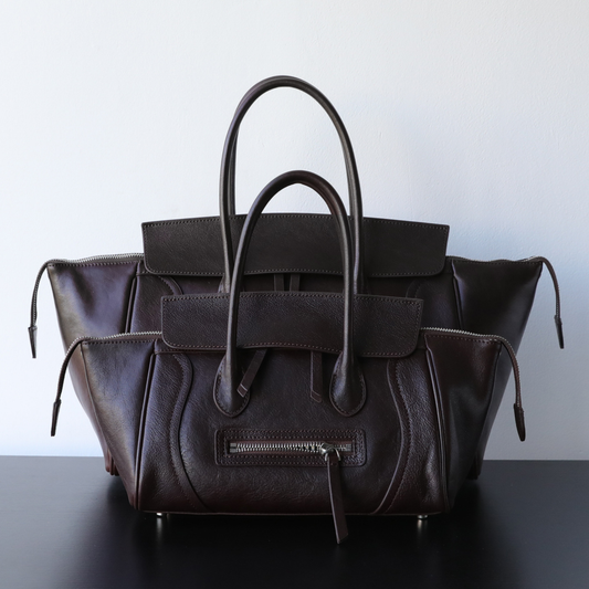 The C-Phantom-Inspired Vegetable-Tanned Leather Handbag