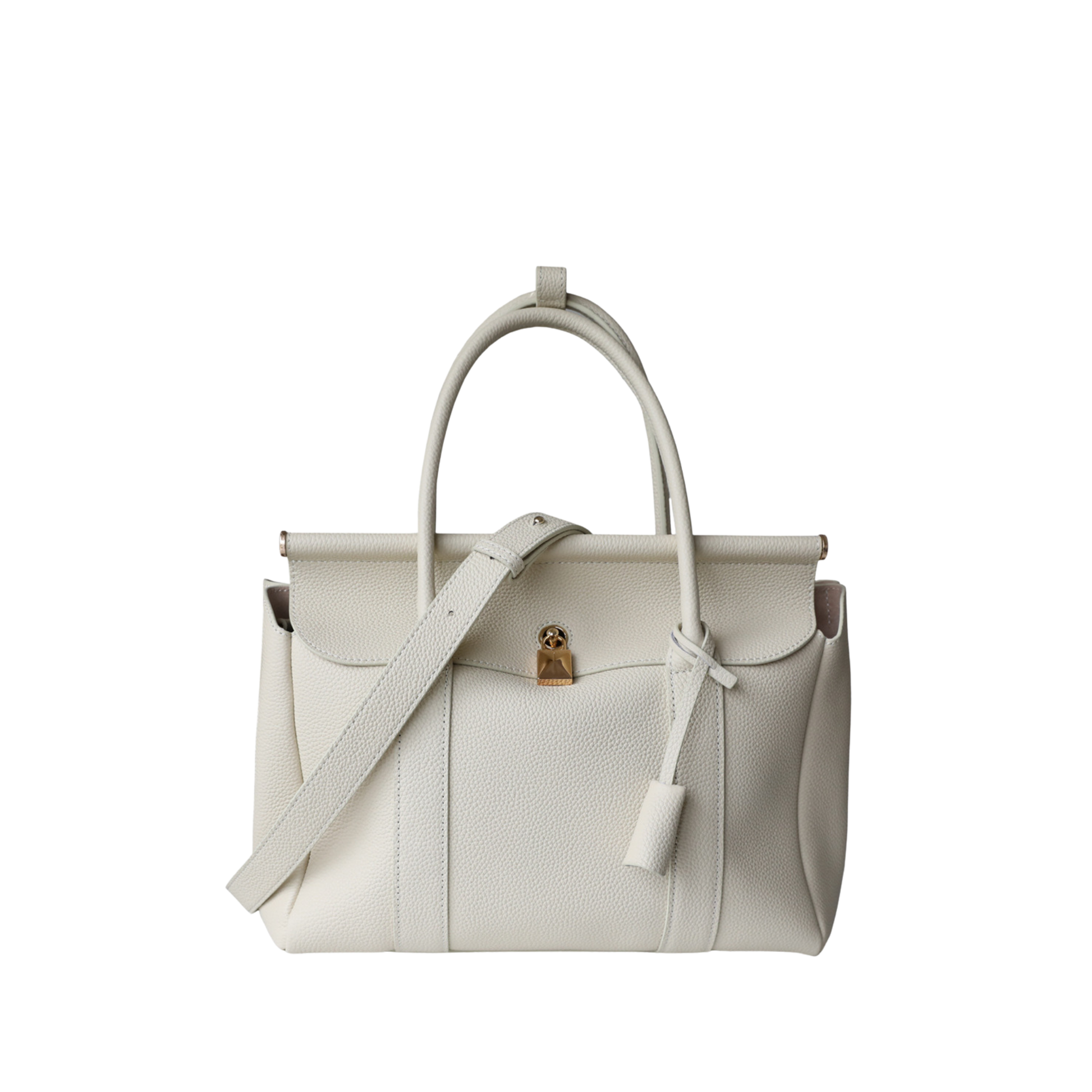 Loro Piana Loom L32 Inspired Leather Bag - White - Trendiesty Worldwide