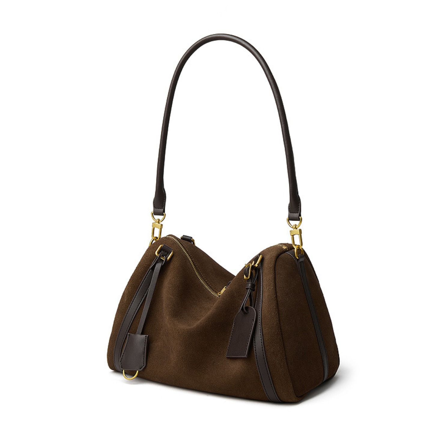 Top‑Handle Boston Leather Bag