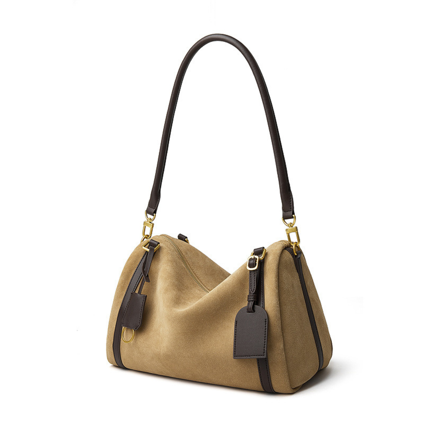 Top‑Handle Boston Leather Bag