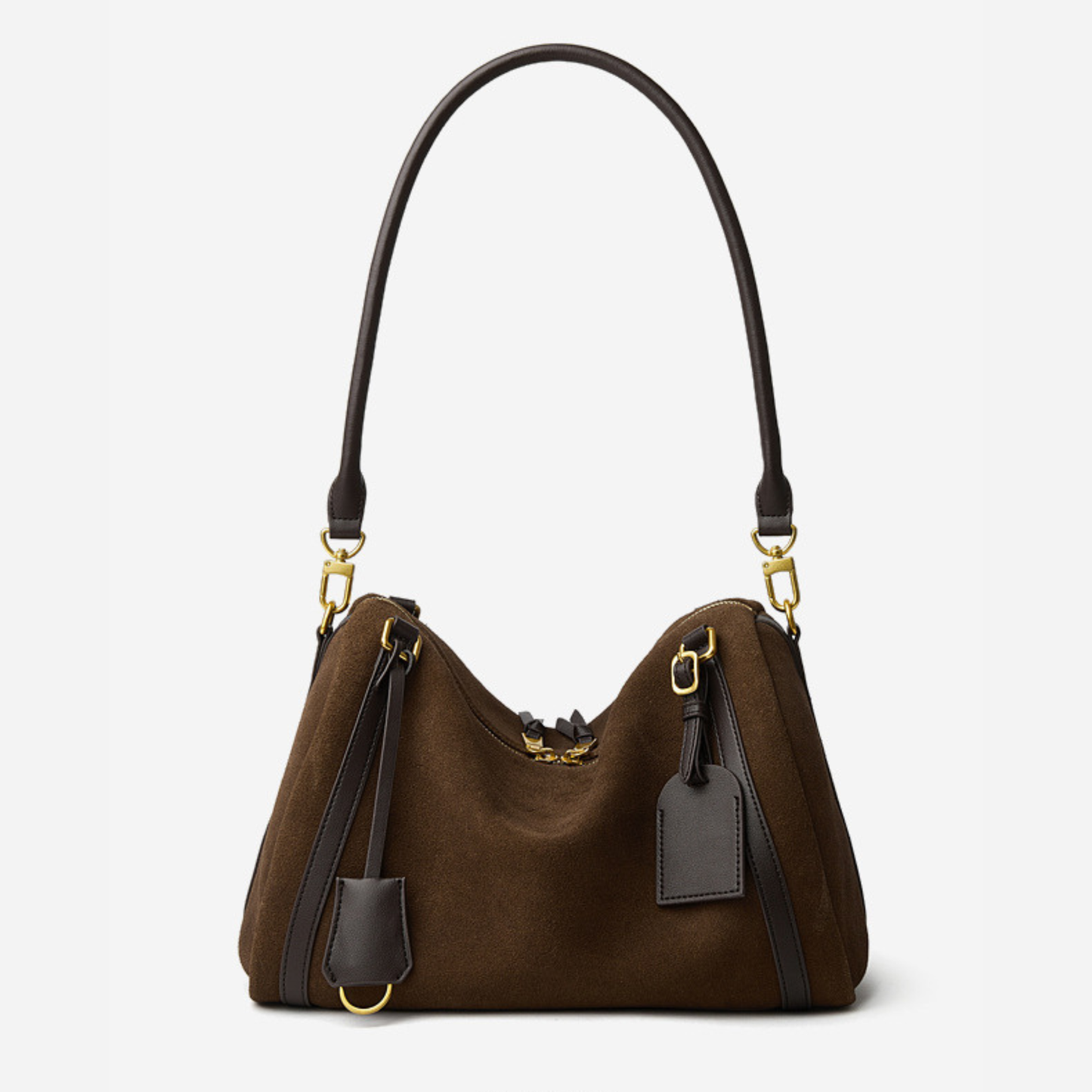 Top‑Handle Boston Leather Bag