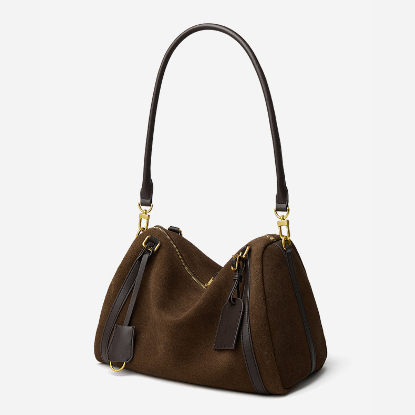 Top‑Handle Boston Leather Bag