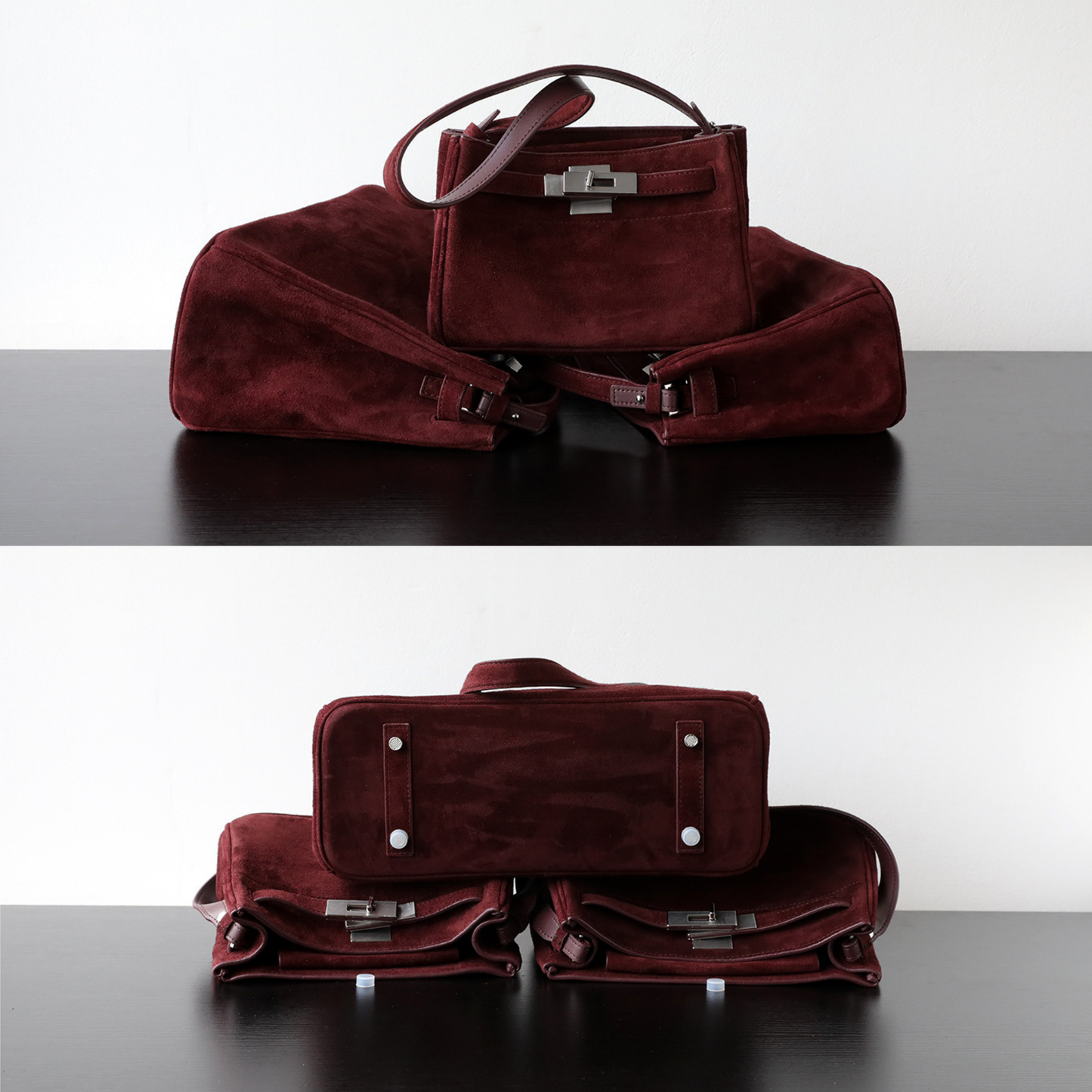 Slim Underarm Luxurious Leather Shoulder Bag