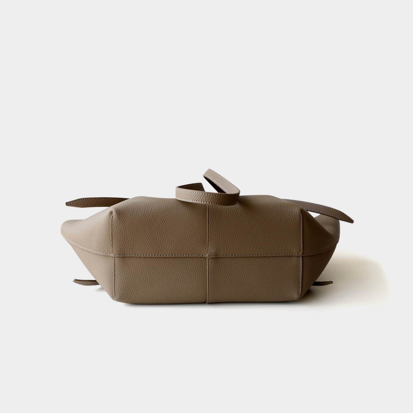 The Cinched Wing Leather Tote Bag