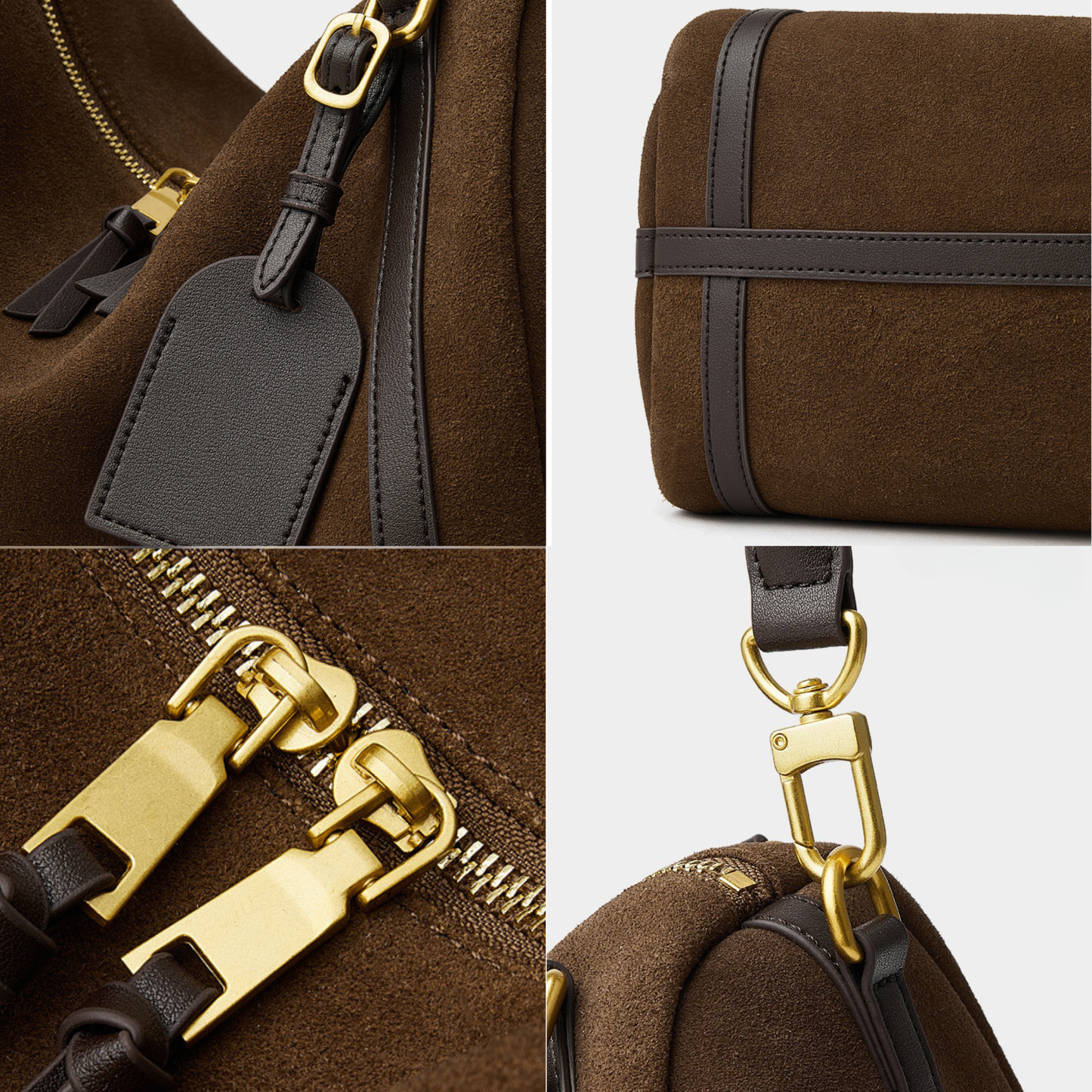 Top‑Handle Boston Leather Bag