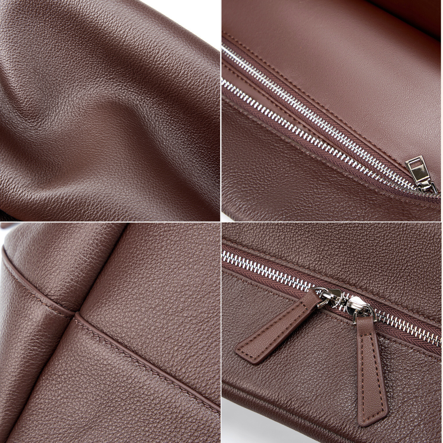 Minimalist Soft‑Grain Leather Tote Bag