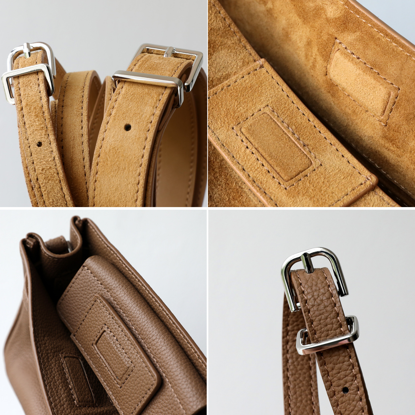 Slim Underarm Luxurious Leather Shoulder Bag
