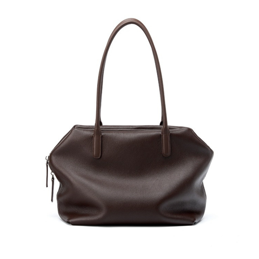 Minimalist Soft‑Grain Leather Tote Bag