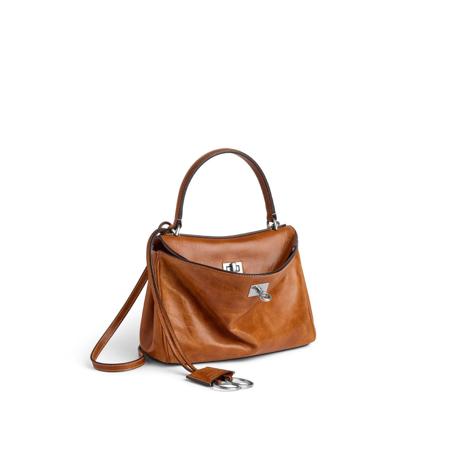 Bolso de mano de piel inspirado en BALENCIAGA-RODEO para mujer