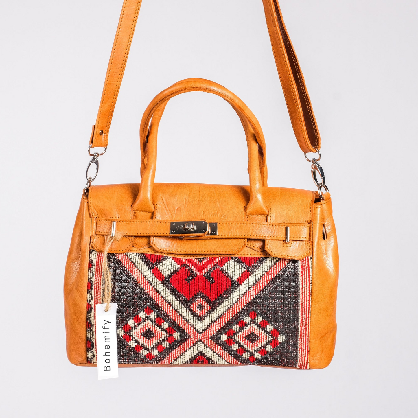 Custom Vintage-style Leather Handbag