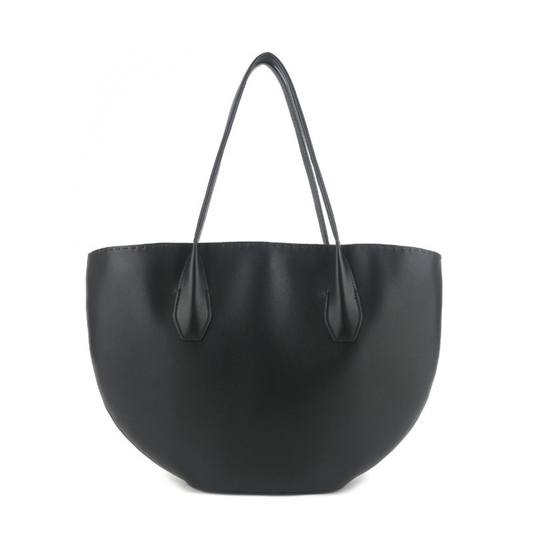 Alger Inspired Structured Leather Tote Bag