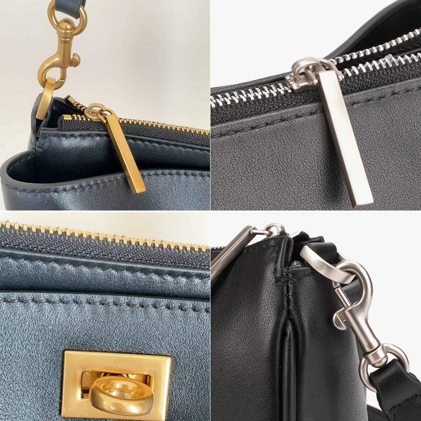 Bolso de mano de piel inspirado en BALENCIAGA-RODEO para mujer