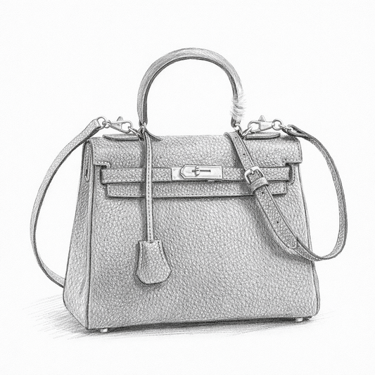 "Isla Rosa" bolso cruzado de cuero
