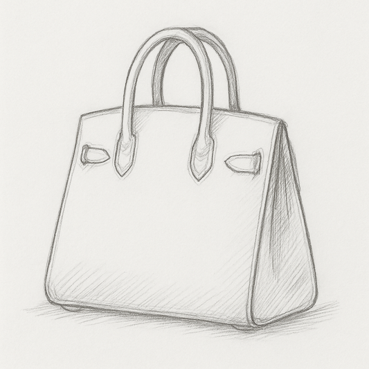 Bespoke handcrafted leather handbag, designed to your specifications.