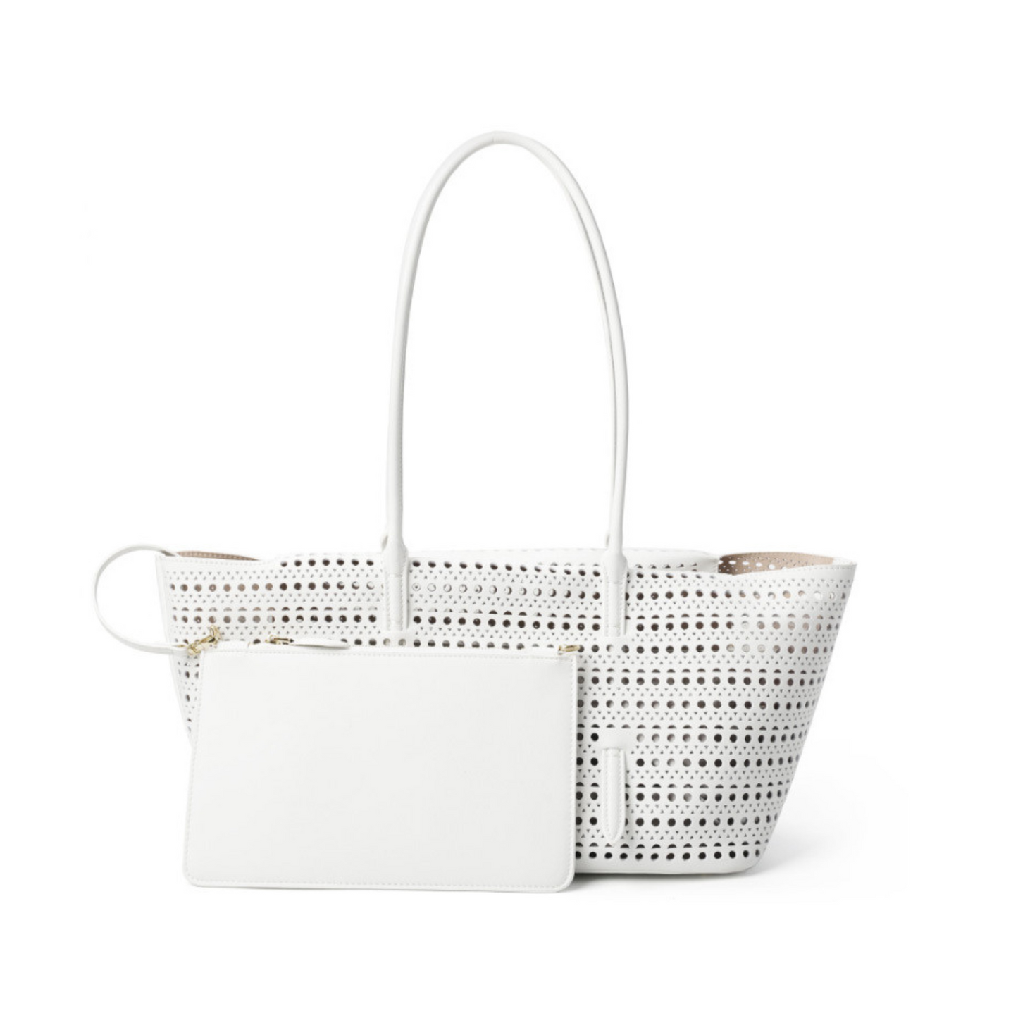 Hollow Out Shoulder Leather Bag