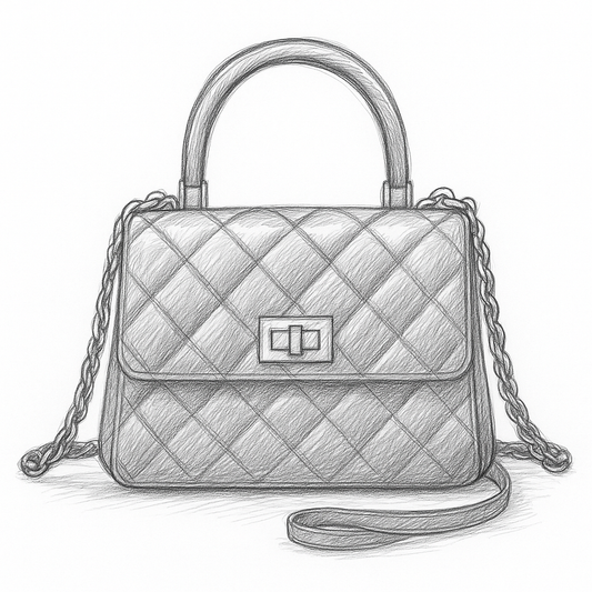 "Isla Rosa" bolso cruzado de cuero
