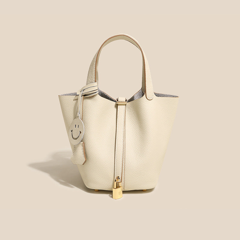 Mini Bucket Leather Bag