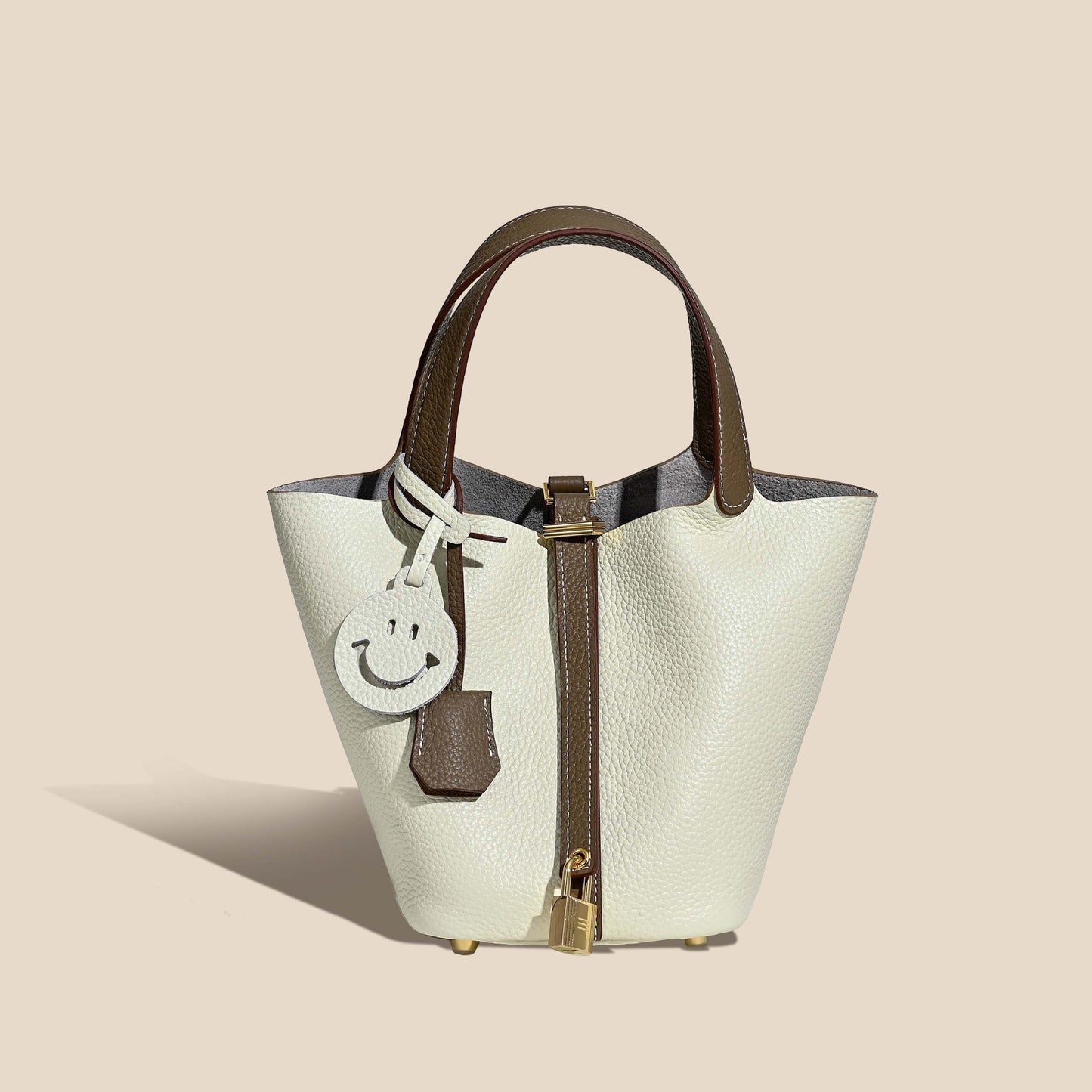 Mini Bucket Leather Bag