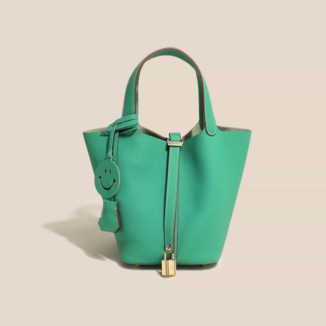 Mini Bucket Leather Bag