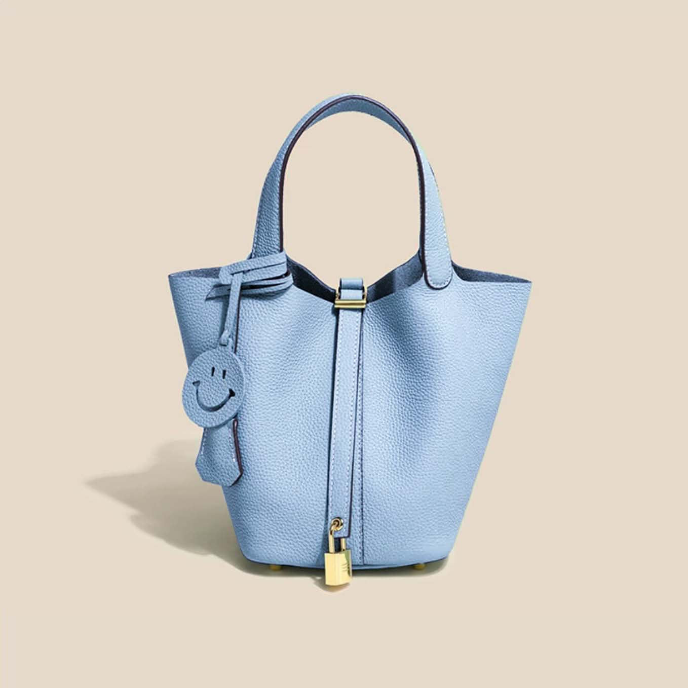 Mini Bucket Leather Bag