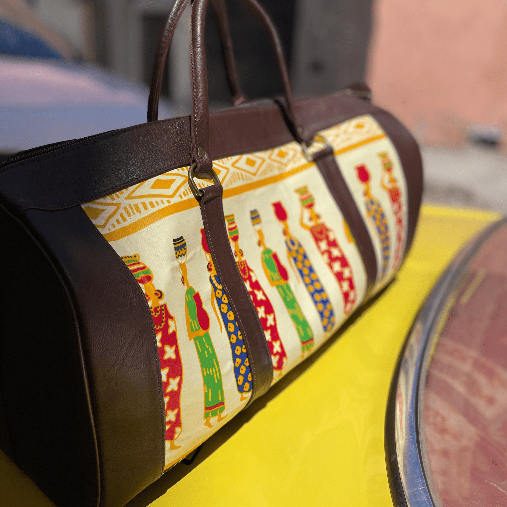"Arabica" Handcrafted Genuine Leather Duffle and Clutch Bags | Trendiesty - Trendiesty Worldwide