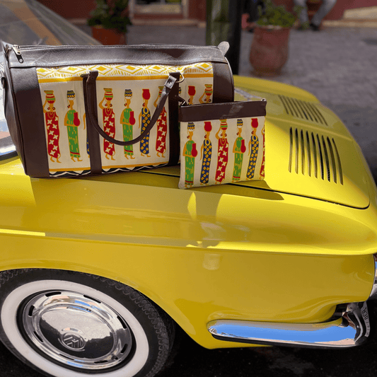 "Arabica" Handcrafted Genuine Leather Duffle and Clutch Bags | Trendiesty - Trendiesty Worldwide