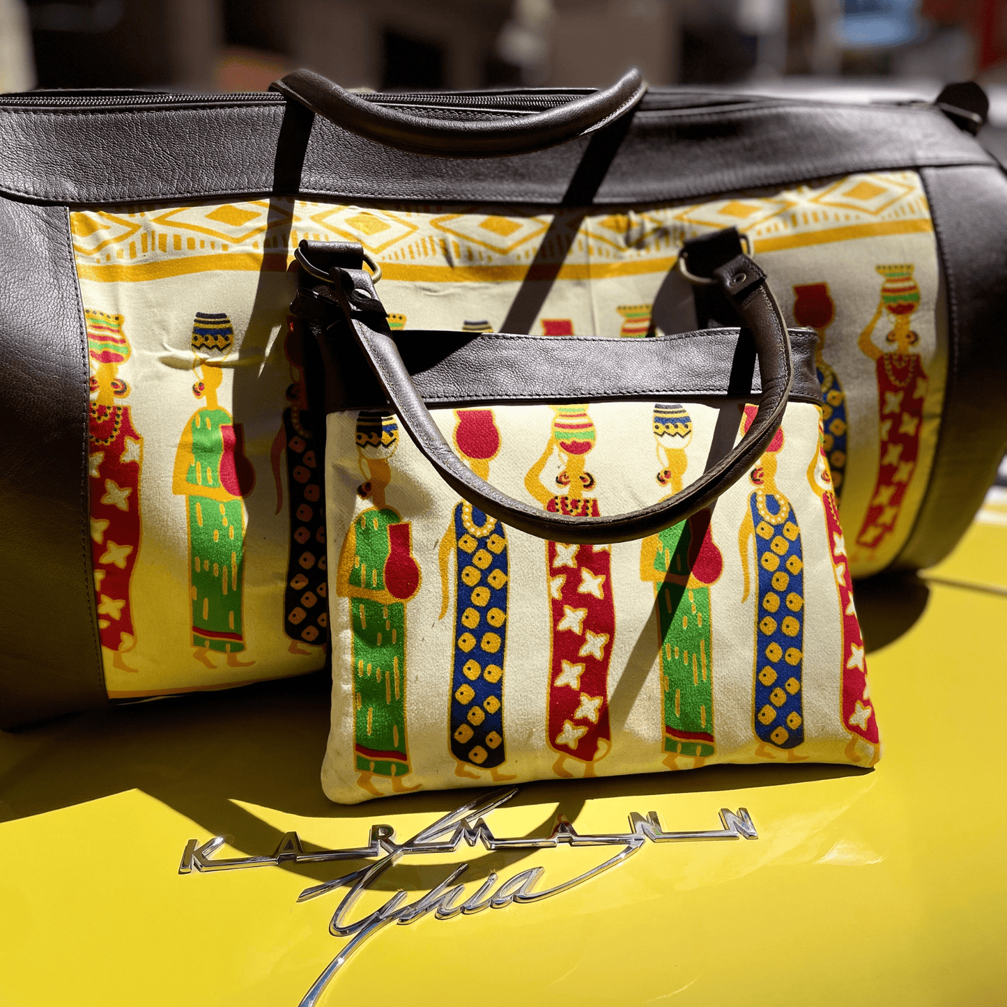 "Arabica" Handcrafted Genuine Leather Duffle and Clutch Bags | Trendiesty - Trendiesty Worldwide