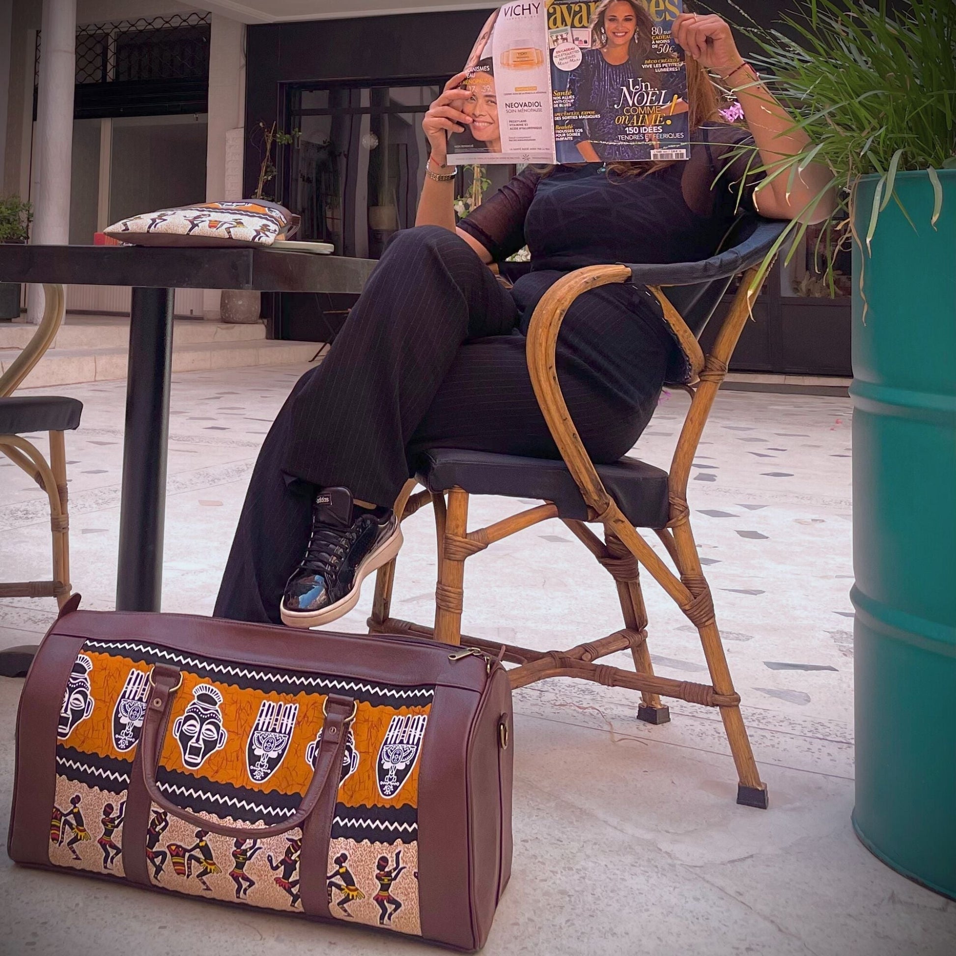 "Gnawa" Handcrafted Genuine Leather Duffle and Clutch Bags | Trendiesty - Trendiesty Worldwide