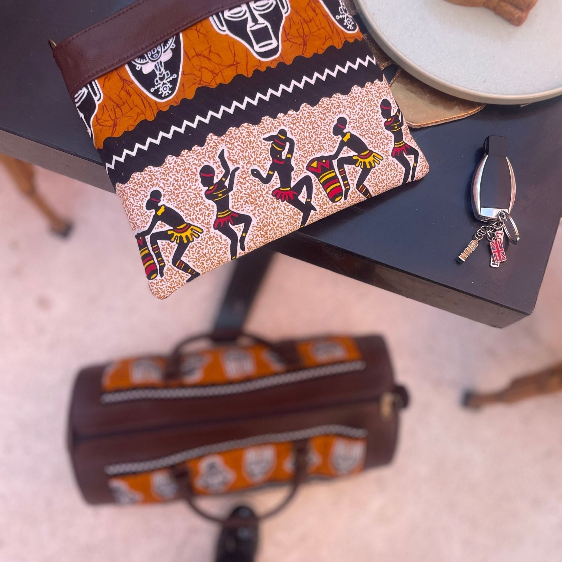 "Gnawa" Handcrafted Genuine Leather Duffle and Clutch Bags | Trendiesty - Trendiesty Worldwide