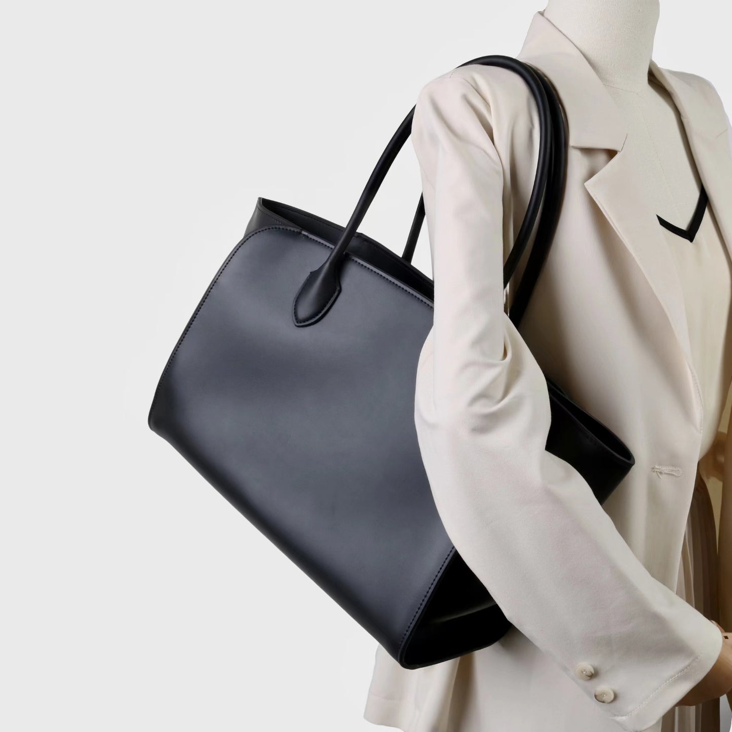 Large Luxurious Leather Tote Bag