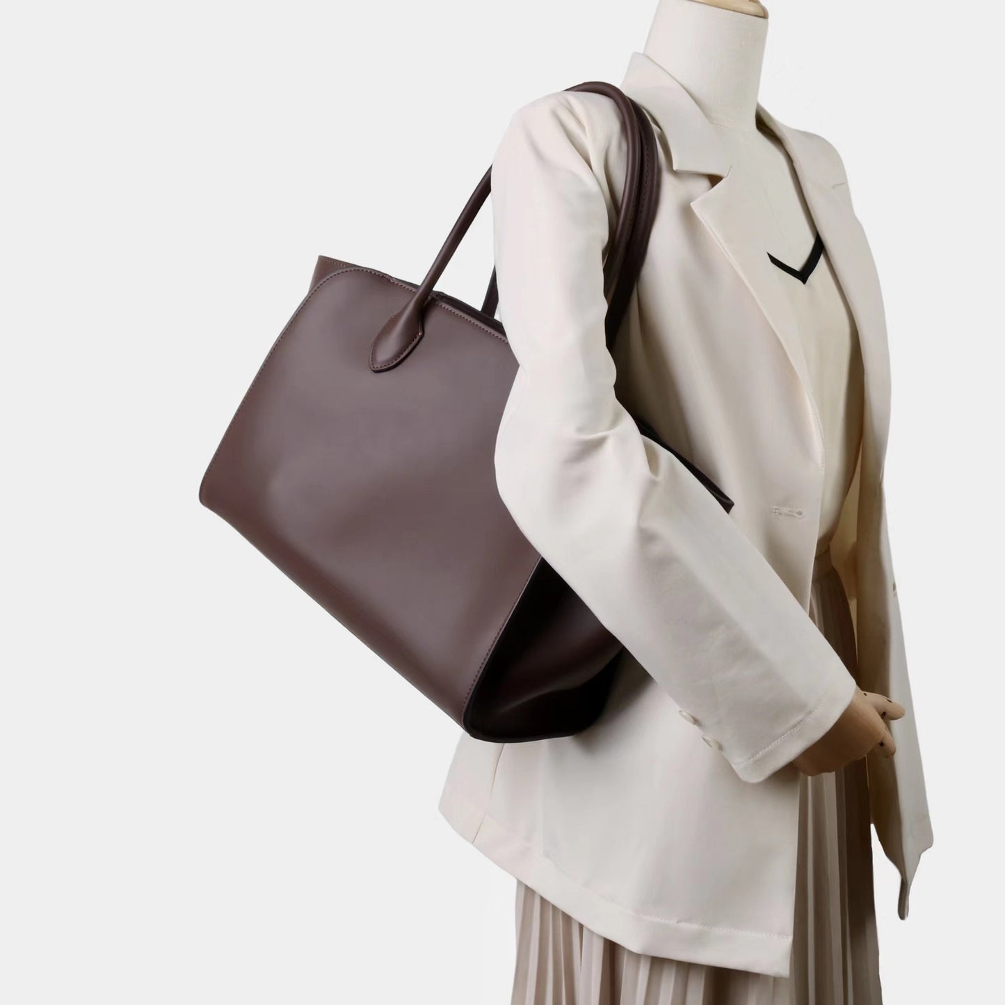 Large Luxurious Leather Tote Bag