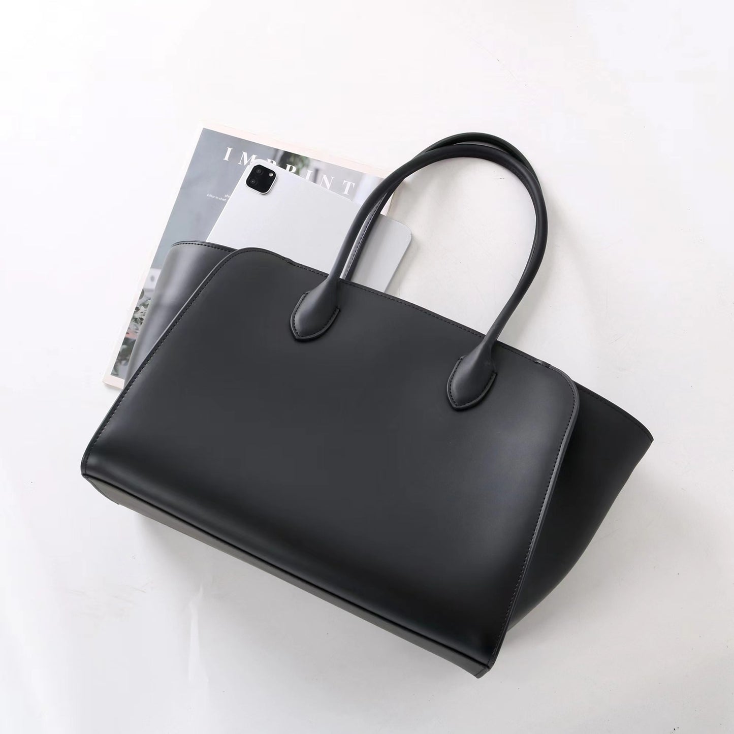 Large Luxurious Leather Tote Bag