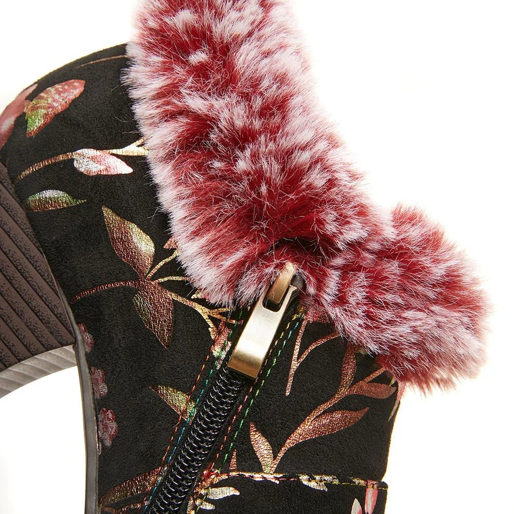 Women's High-heeled Suede Leather Pumps (Pink) - Trendiesty Worldwide