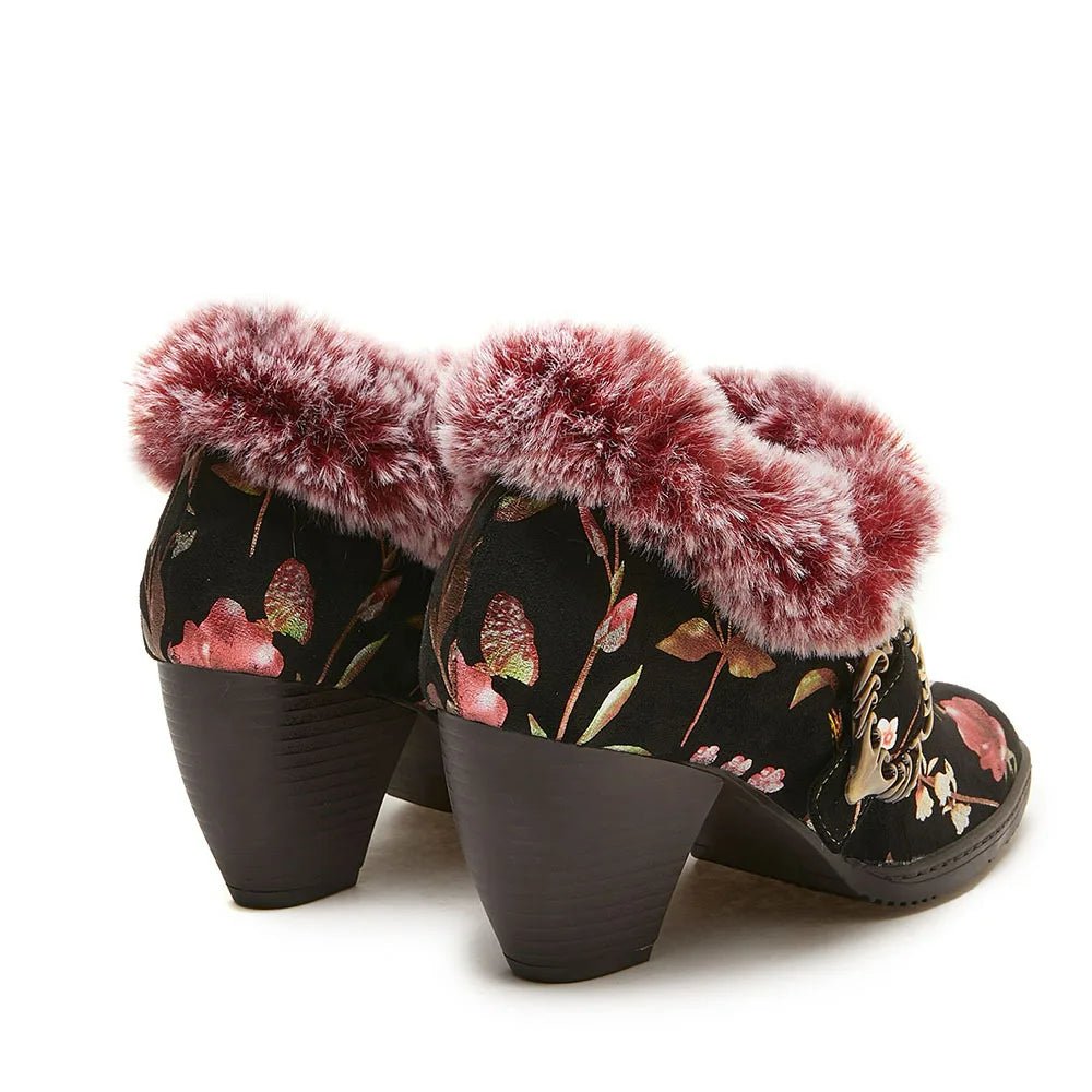 Women's High-heeled Suede Leather Pumps (Pink) - Trendiesty Worldwide