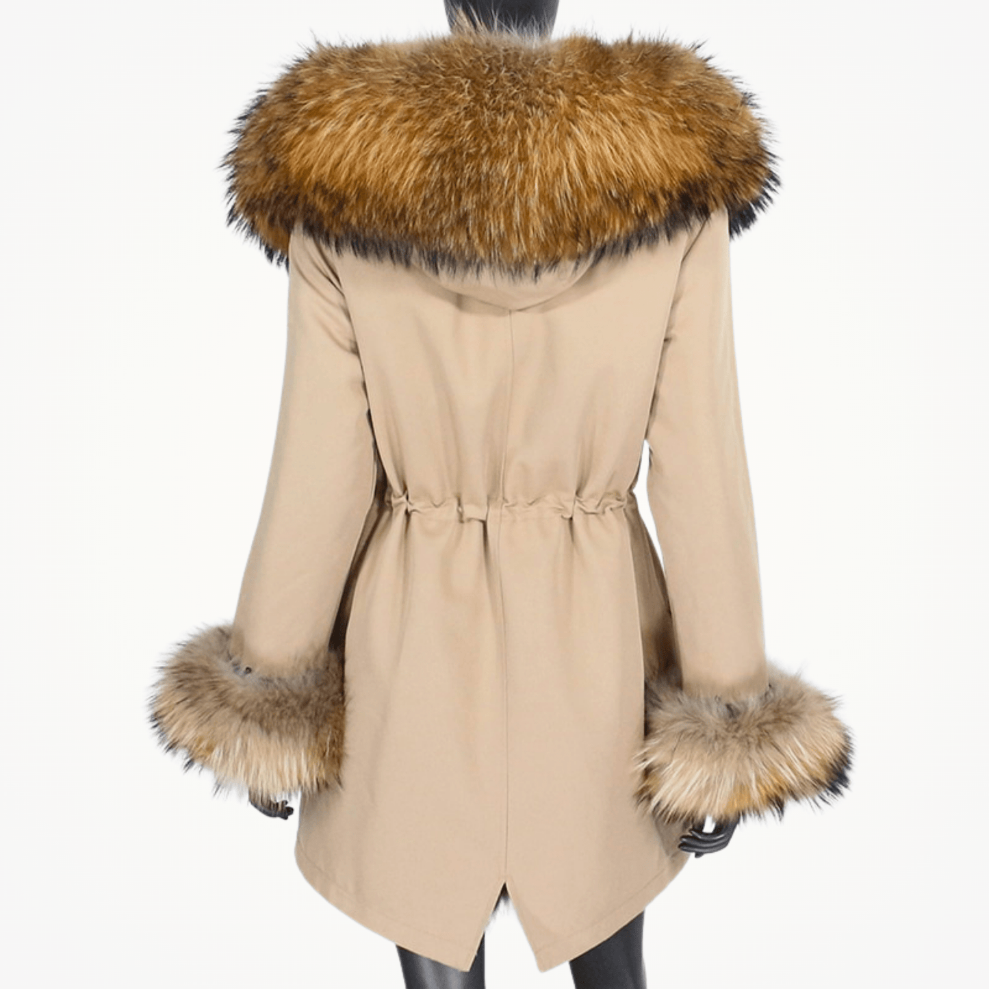 Women's Luxury Real Fur Waterproof Parka "Full Fur Alpha Style" - Trendiesty Worldwide