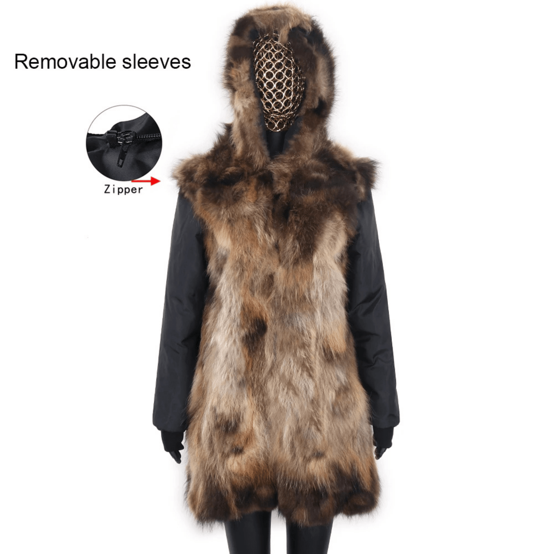 Women's Luxury Real Fur Waterproof Parka "Full Fur Alpha Style" - Trendiesty Worldwide