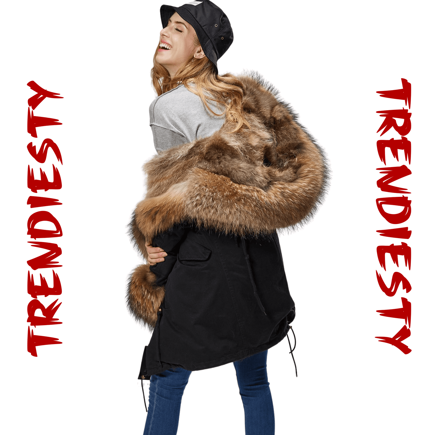 Women's Luxury Real Fur Waterproof Parka "Full Fur Alpha Style" - Trendiesty Worldwide