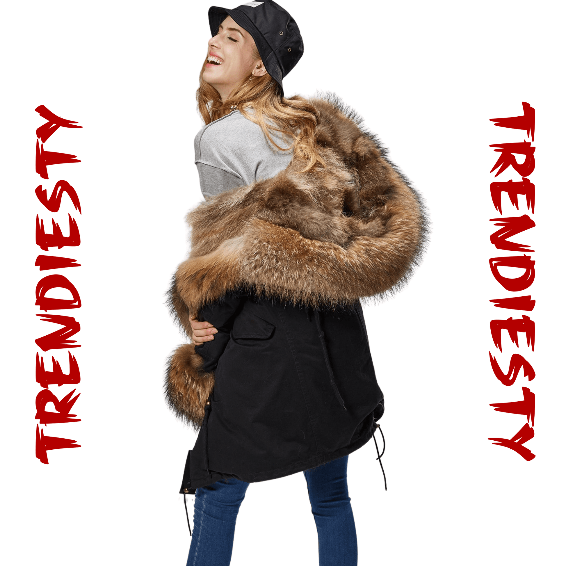 Women's Luxury Real Fur Waterproof Parka "Full Fur Alpha Style" - Trendiesty Worldwide