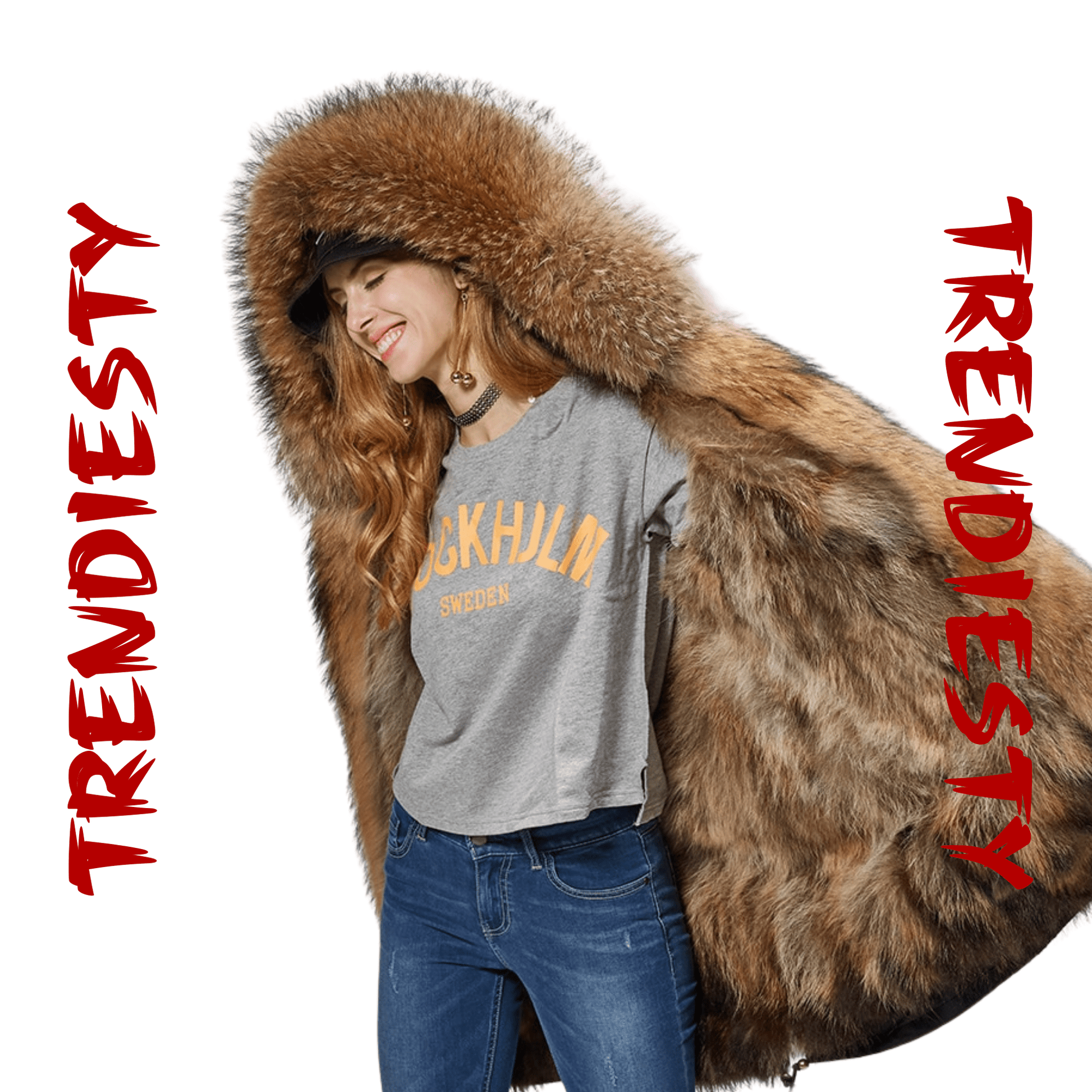 Women's Luxury Real Fur Waterproof Parka "Full Fur Alpha Style" - Trendiesty Worldwide