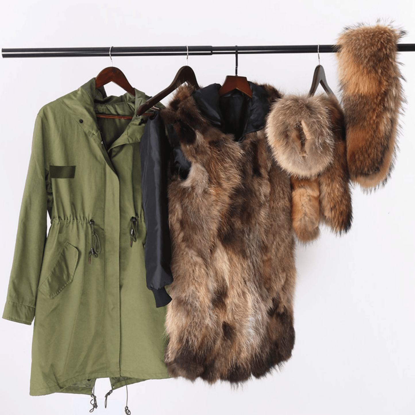 Women's Luxury Real Fur Waterproof Parka "Full Fur Alpha Style" - Trendiesty Worldwide