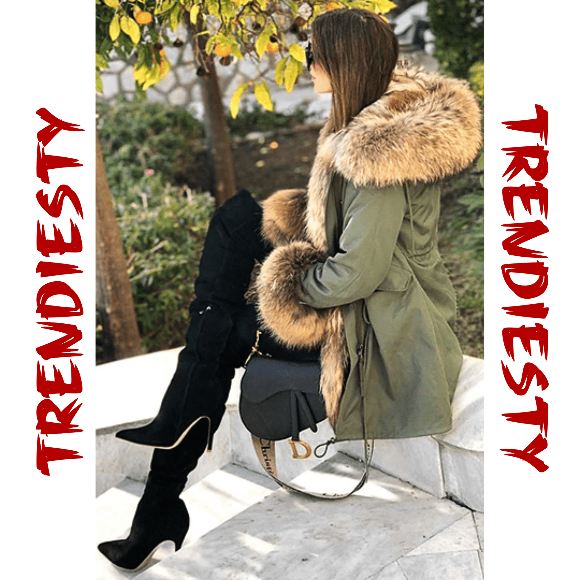 Women's Luxury Real Fur Waterproof Parka "Full Fur Alpha Style" - Trendiesty Worldwide