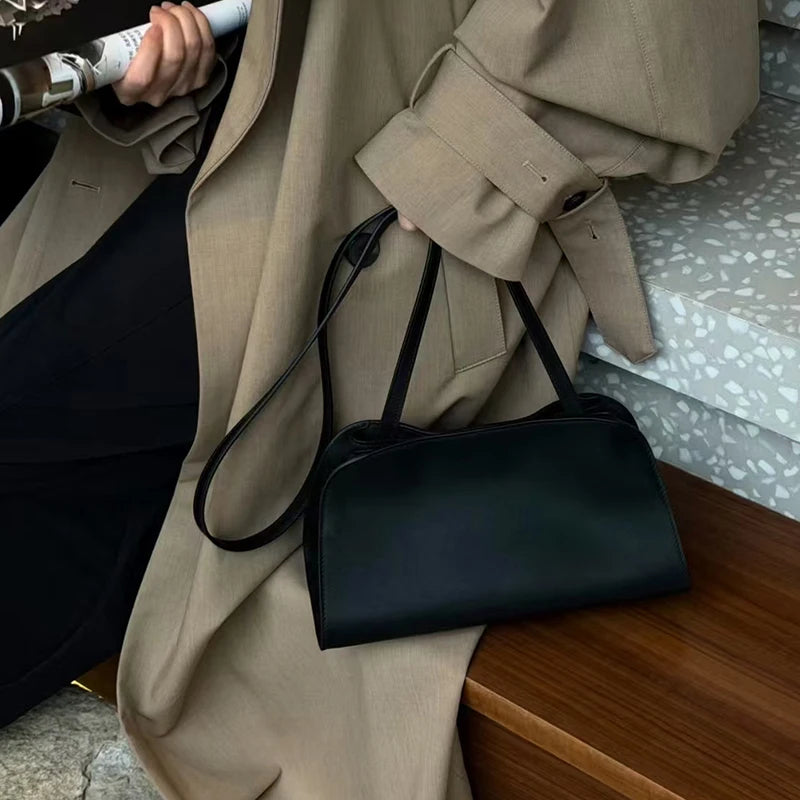 Peggy Minimalist Leather Shoulder Bag