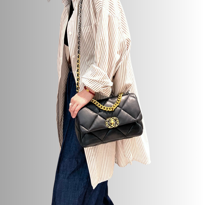 "Isla Rosa" bolso cruzado de cuero
