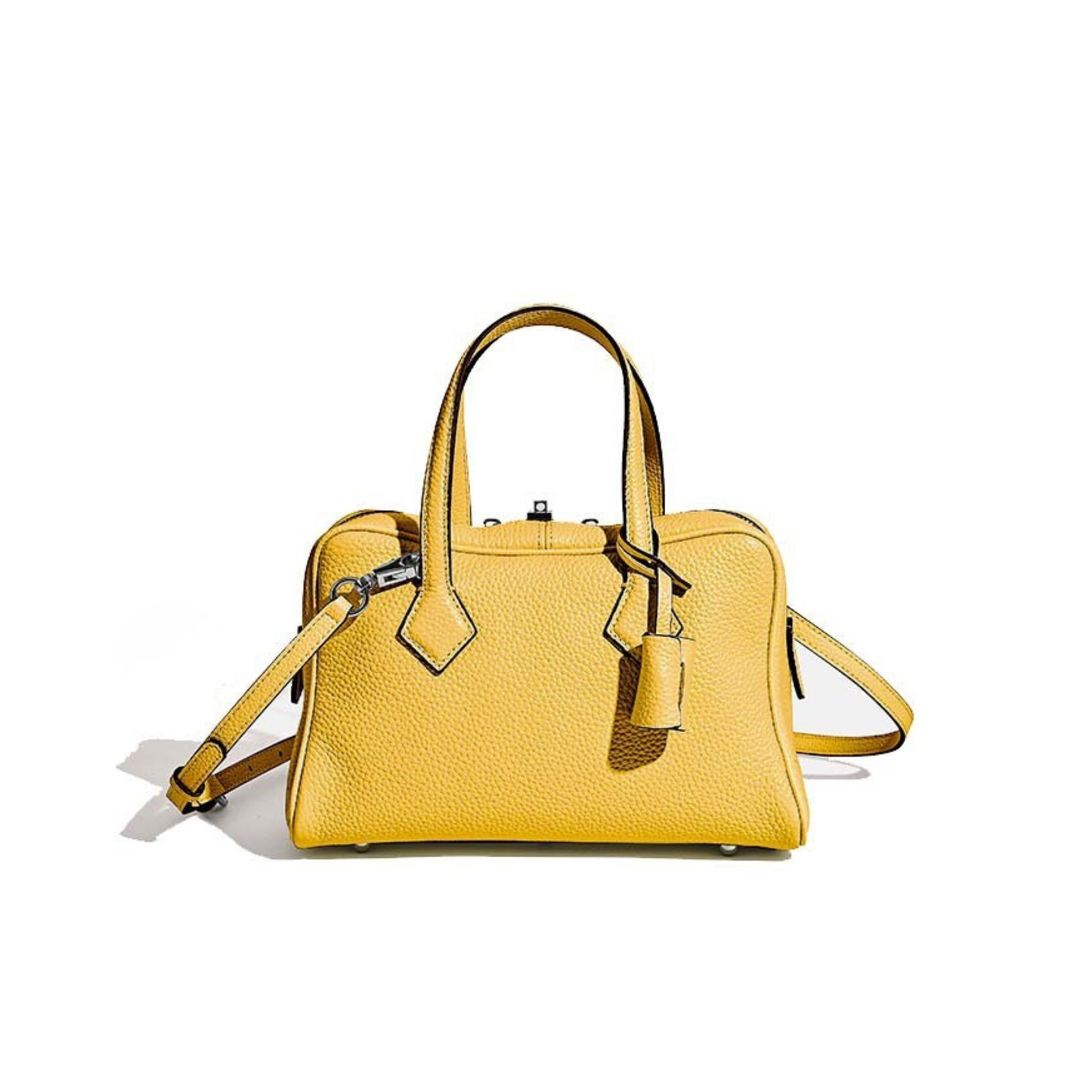 Victoria Style Classic Leather Shoulder Bag